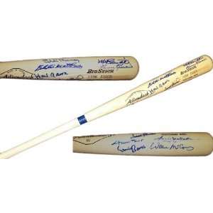  500 Home Run Club Autographed Bat with 10 Signatures 