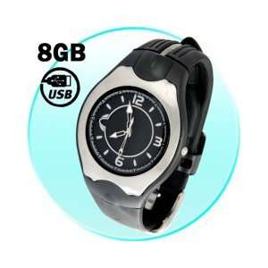  USB Watch 8GB Flash Memory Timepiece 