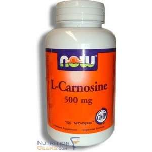  Now L Carnosine 500mg, 100 Vcap