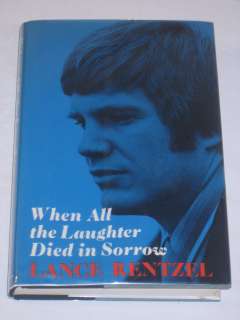 Lance Rentzel WHEN ALL THE LAUGHTER DIED IN SORROW 1972  