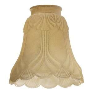   Frost Etched Tulip Shade for Ceiling Fan Light Kit