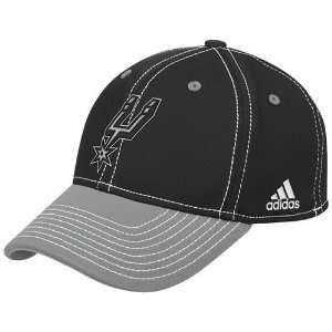   Tone Contrast Stitched Flex Fit Hat (Black/Gray)