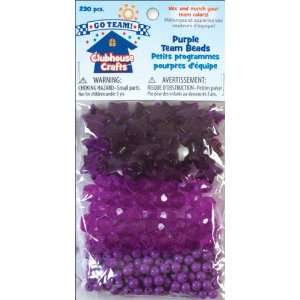  Clubhouse Crafts Team Beads Purple