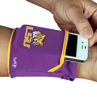 LSU Tigers Big Banjees Wrist Wallet   Purple 