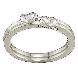 Best Friend Heart Accent Ring in Sterling Silver  Reflections Jewelry 