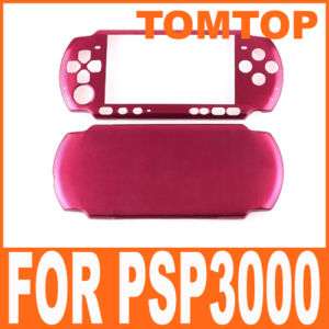 New Red Aluminum Cover Case Shell for SONY PSP 3000  
