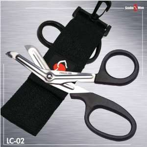  420SS underwater scissors with Nylon sheath and clip hook 
