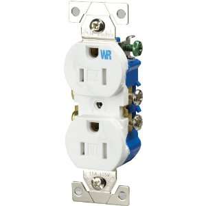 Cooper Wiring Devices TWR270w 15 Amp 2 Pole 3 Wire 125 Volt Tamper and 