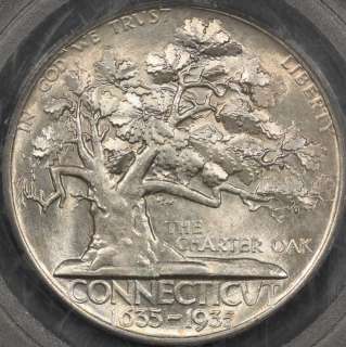   Connecticut Commemorative Half Dollar PCGS MS 64 CAC Silver 50c  