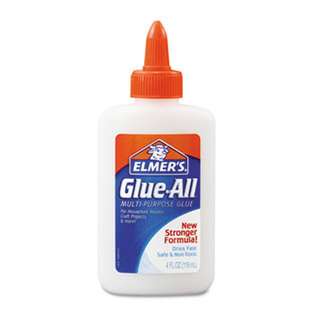   Elmers Elmers E1322   Glue All White Glue, Repositionable, 4 oz