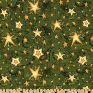  44 Wide Santas Big Night Starry Pine Fabric By The Yard 