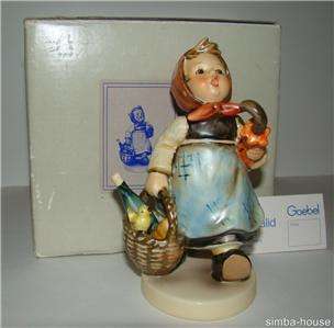 Hummel Visiting An Invalid Goebel Figurine 382 Mint Box  