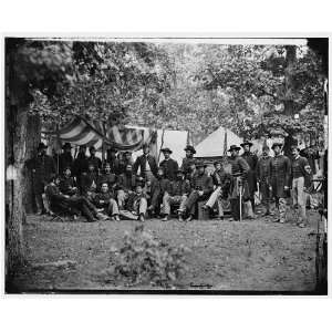  Bealeton,Virginia. Officers of 93d New York Infantry
