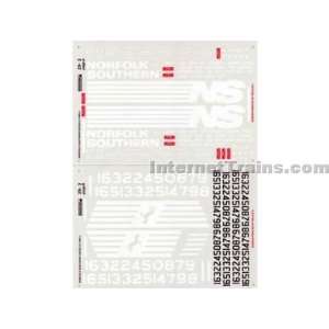  Microscale 1/29th Scale Diesel Decals   Norfolk Southern 