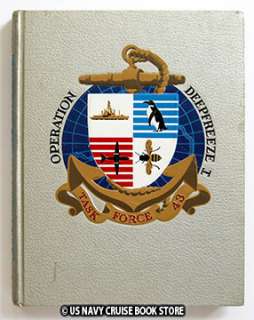 US NAVY OPERATION DEEP FREEZE CRUISE BOOK 1955 1956  