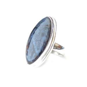  Sterling Silver Pietersite Ring Jewelry