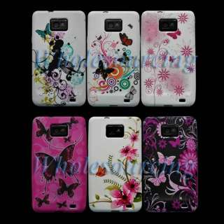 10x Butterfly Silicone Case For SAMSUNG GALAXY S2 I9100  