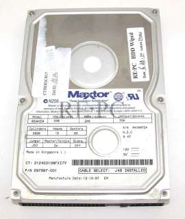 Vintage Maxtor 83240D4 3240 MB IDE Hard Drive 3.2 GB ( Used )