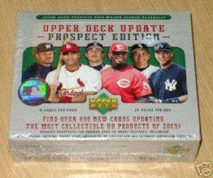 2005 UD Upper Deck Update Prospect Edition Baseball Box  