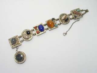 Vintage Victorian Revival Slide Bracelet   1950s  