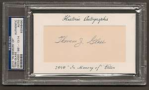   2011 Historic Autographs In Memory Of PSA/DNA AUTOGRAPH 13/14  