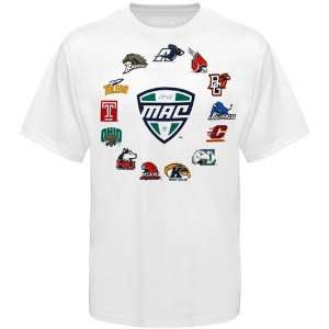  MAC White Conference Circle T shirt