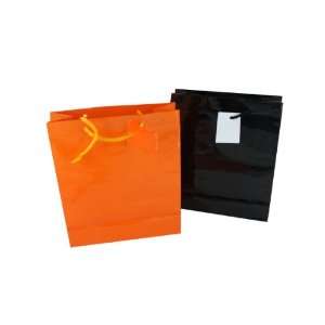 Halloween Gift Bags Assorted Orange And Black Case Pack 120  
