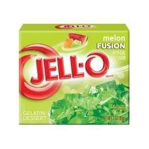Jell o Gelatin Dessert, Melon Fusion, 3 ounce Boxes (Pack of 24)