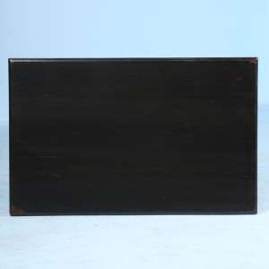 Antique Coffee Table from Denmark c1900 Distressed Black Finish  