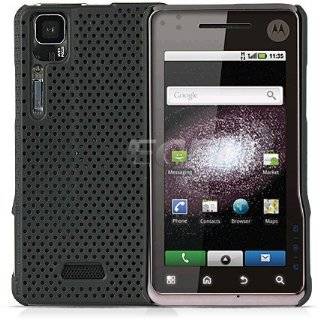     BLACK MESH HARD CASE COVER FOR MOTOROLA MILESTONE XT720 by Ecell
