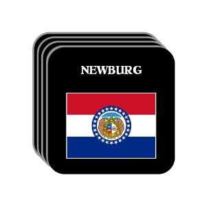 US State Flag   NEWBURG, Missouri (MO) Set of 4 Mini Mousepad Coasters