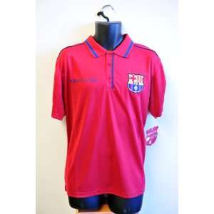 FC Bacelona Team Logo Polo Shirt   001 