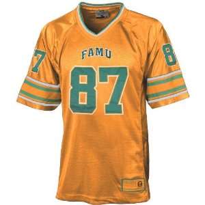  Florida A&M Rattlers #87 Gold Prime Time Football Jersey 