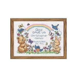  Gods Babies Birth Record Counted Cross Stitch Kit Office 