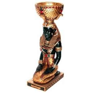  The Egyptian Goddess Eset Kneeling Urn Statue