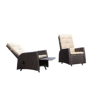  Sirio CC002 Club Chair Set with Sunbrella Fabric, 2 Piece 