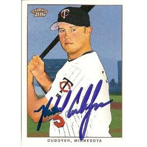  Michael Cuddyer Signed Twins 2003 Topps 206 Card Sports 