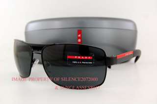 Brand New Prada Sport Linea Rossa Sunglasses PS 54I 54IS 1BO/1A1 BLACK 
