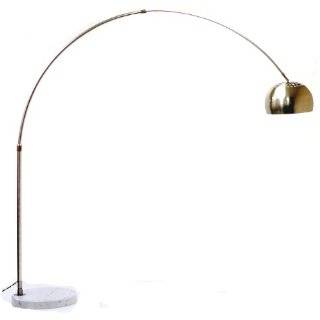 Arco Lamp with Round White Marble Base   Ships in 24 Hours with Money 