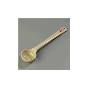 Carlisle 436006 Beige 2 Oz. Measure Misers Solid Server Spoon with Red 
