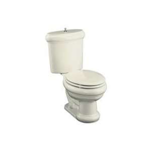  Kohler K 3555GU 2pie toilet w/seat, Brush Chro flush 