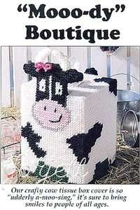 Mooo dy Cow Boutique Tissue Box Cover pc pattern  