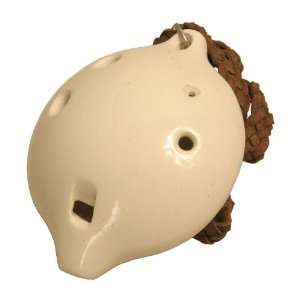  Clay Ocarina, w/ Leather Necklace, in G Musical 