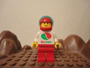 Lego OCTAN Minifig Race Car Racing Track 1990 Town City  