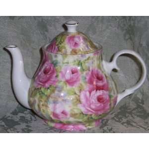  China Pink Roses Teapot