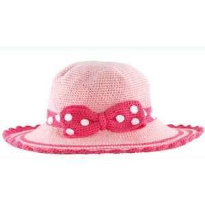  Kids Pink Bow Brim Hat UPF 50+ DL2384 Baby