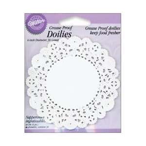 Wilton Grease Proof Doilies 4 30/Pkg W2104 90 204; 6 Items/Order 