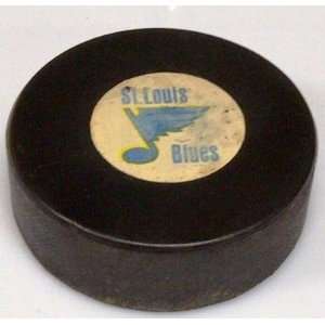 St. Louis Blues 70s converse game used hockey puck 1   Game Used NHL 