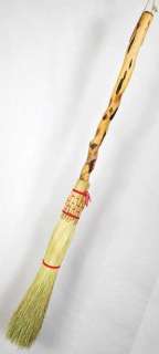 Hand Crafted 40  46 Yucca Besom Broom Wicca Ritual Protection Sweep 