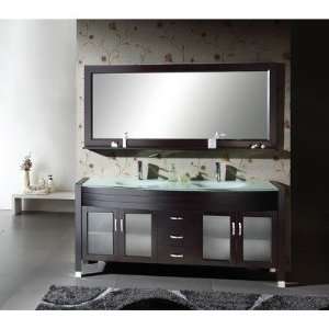  Virtu UM 3073 Ava Double 71 Bathroom Vanity Set in 